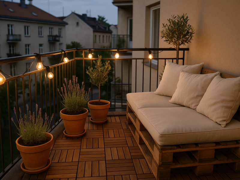 Balkon dekorieren: Ideen für einen gemütlichen Außenbereich