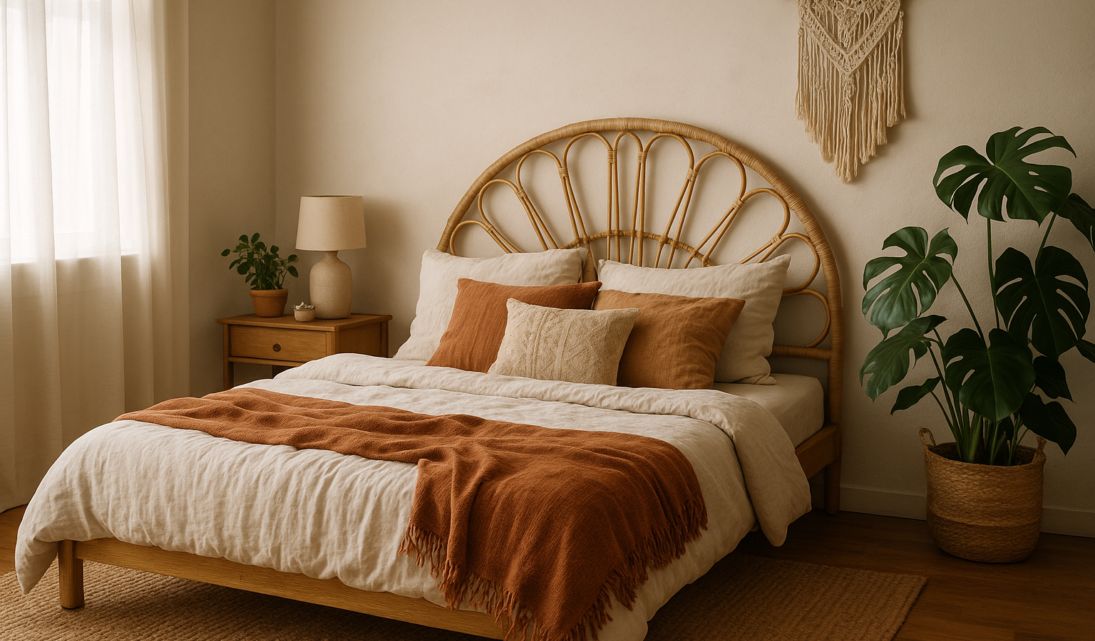 Boho Schlafzimmer gemütlich und persönlich einrichten