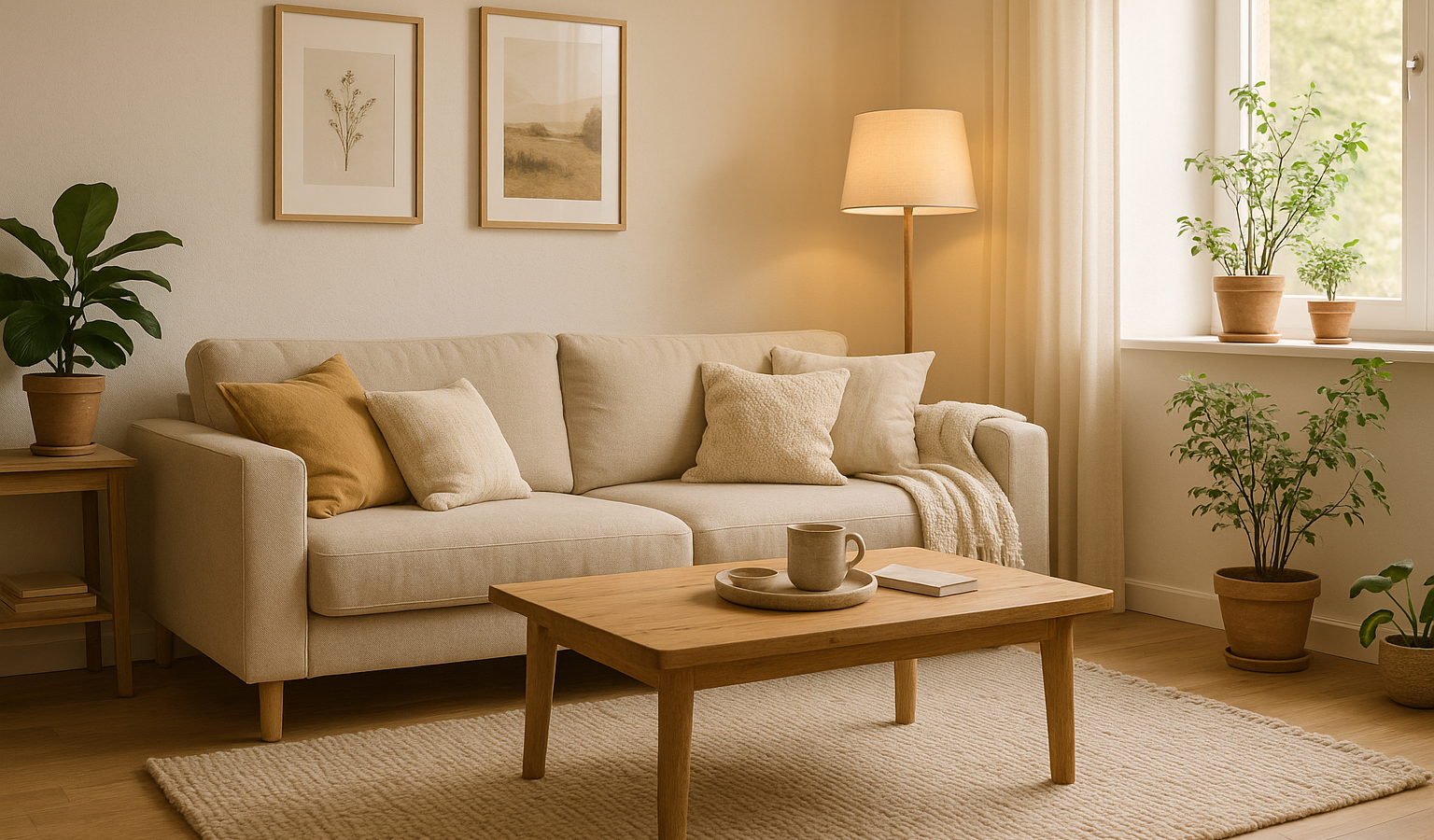 Ein gemütliches Wohnzimmer einrichten