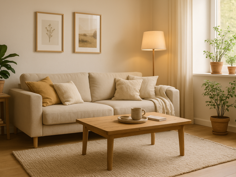 Ein gemütliches Wohnzimmer einrichten