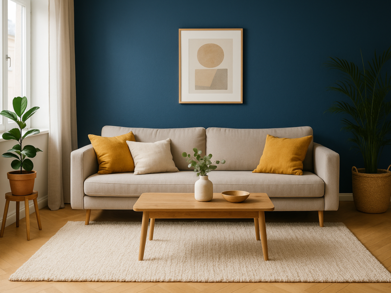 Welche Farbe passt zu Blau in deiner Wohnung