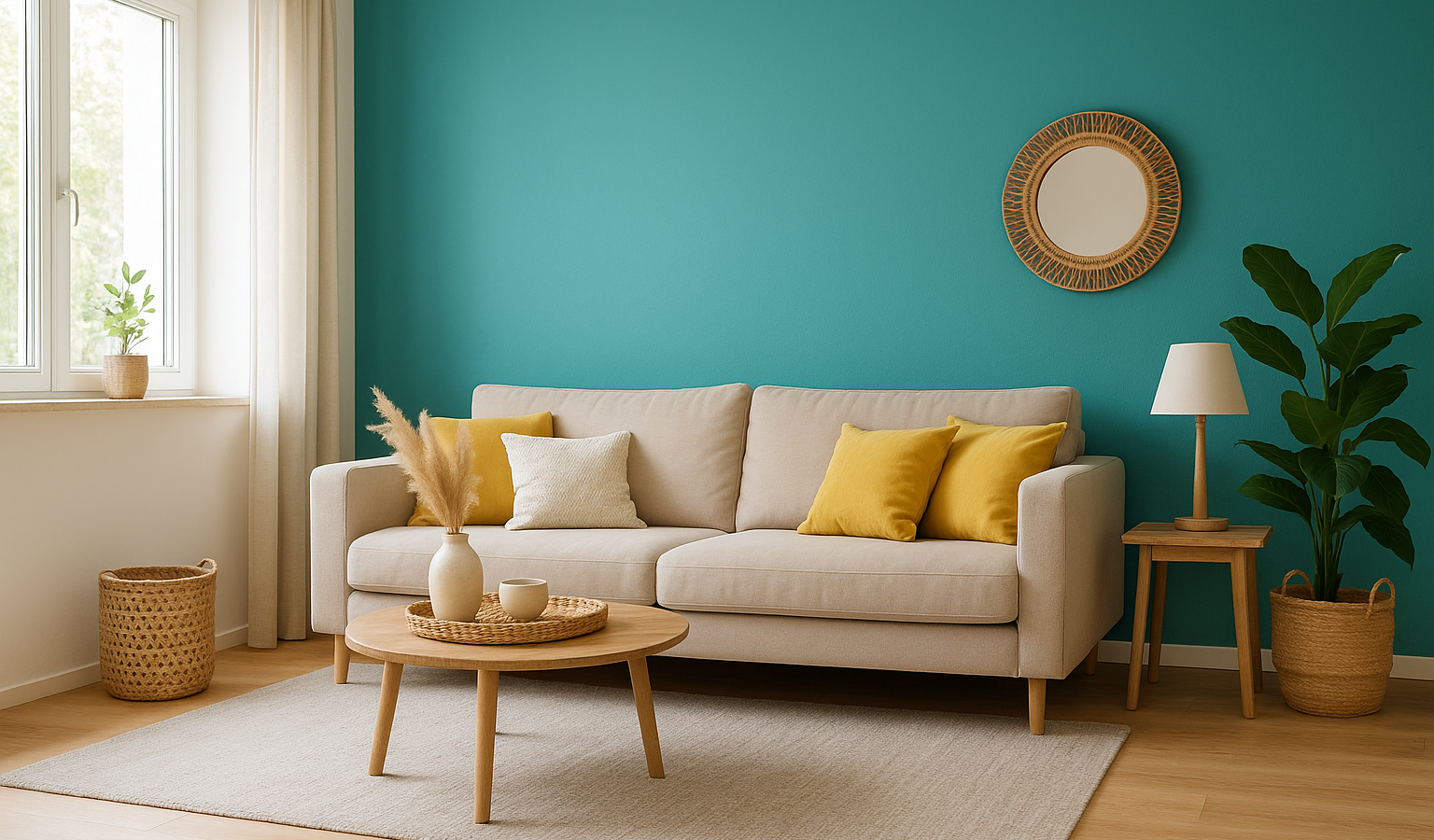 Welche Farbe passt zu Türkis im Wohnraum