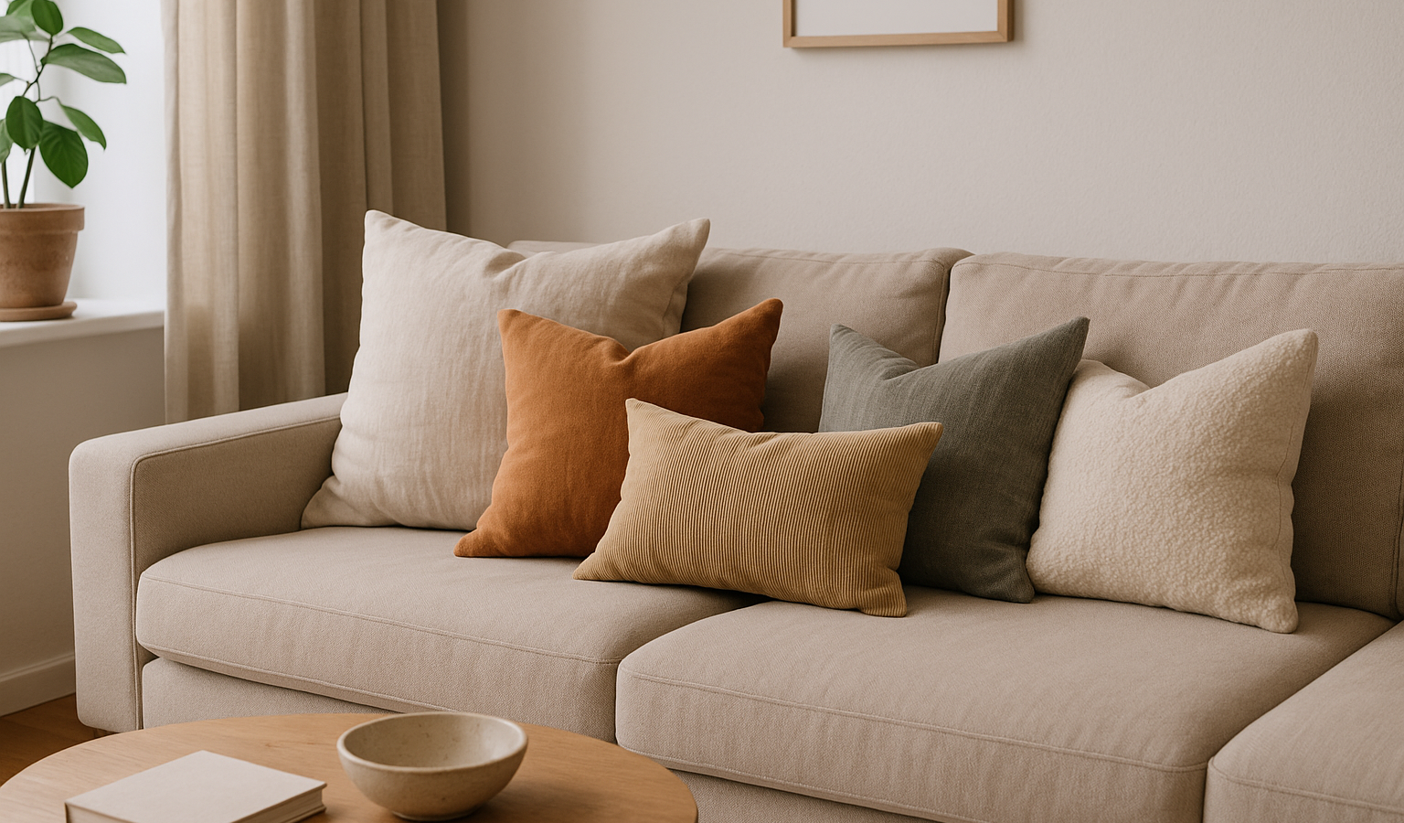 Kissen richtig kombinieren für ein stimmiges Sofa