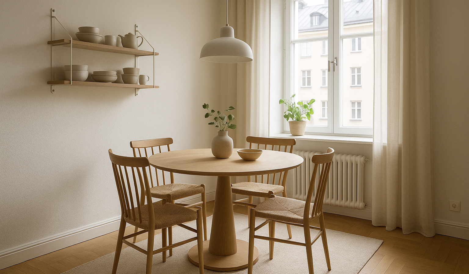 Kleines Esszimmer einrichten mit wenig Platz