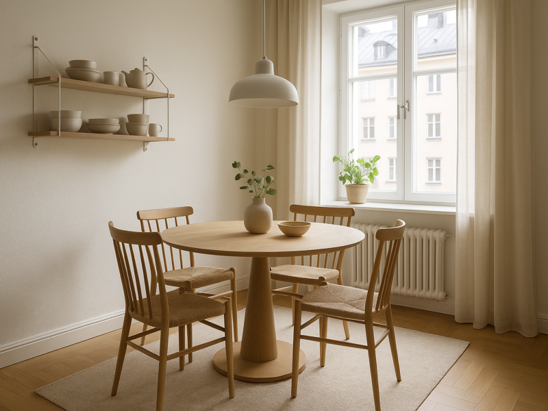Kleines Esszimmer einrichten mit wenig Platz