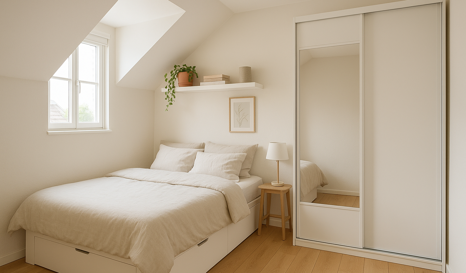Kleines Schlafzimmer einrichten mit praktischen Ideen