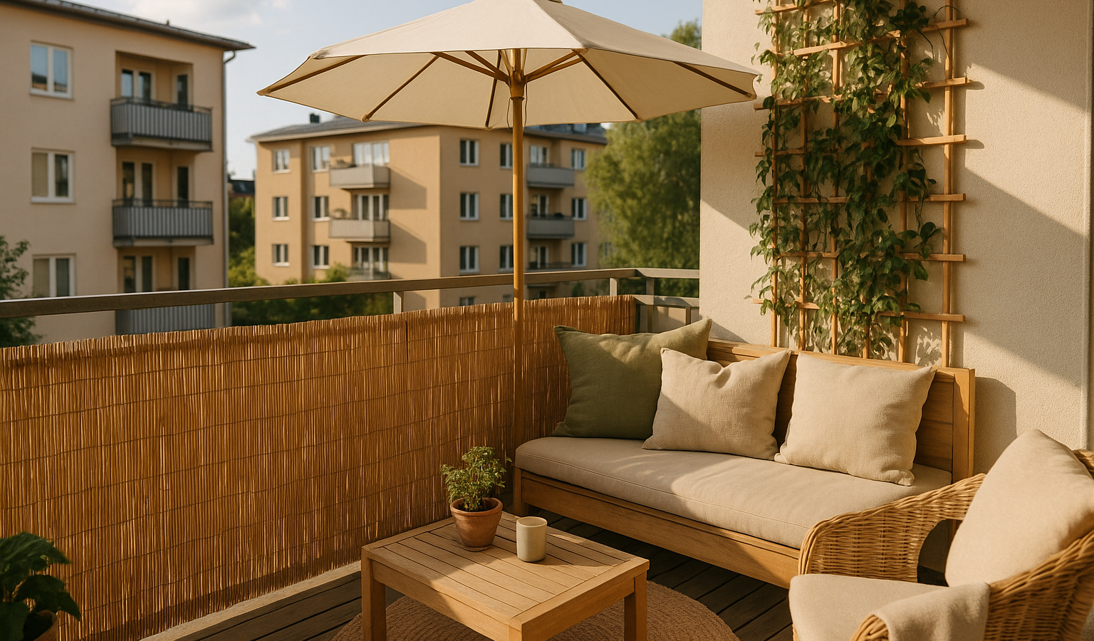 Praktischer Sichtschutz für den Balkon: Ideen für mehr Ruhe und Privatsphäre