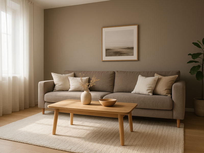 Taupe als Wohnfarbe: Ideen, Wirkung und schöne Kombinationen