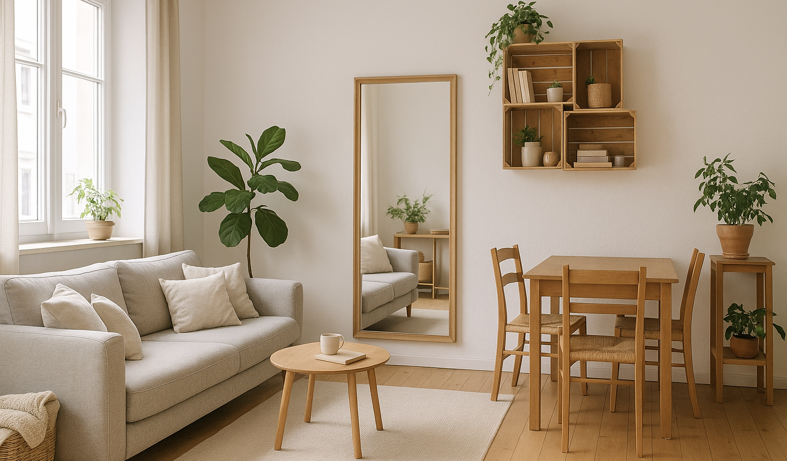 Wohnung günstig einrichten mit einfachen Ideen