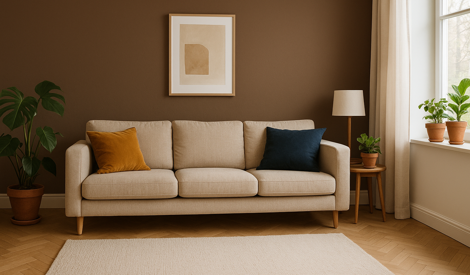 Welche Farbe passt zu Braun in deiner Wohnung
