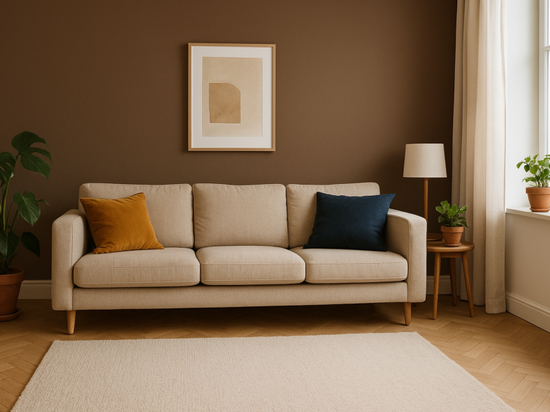 Welche Farbe passt zu Braun in deiner Wohnung