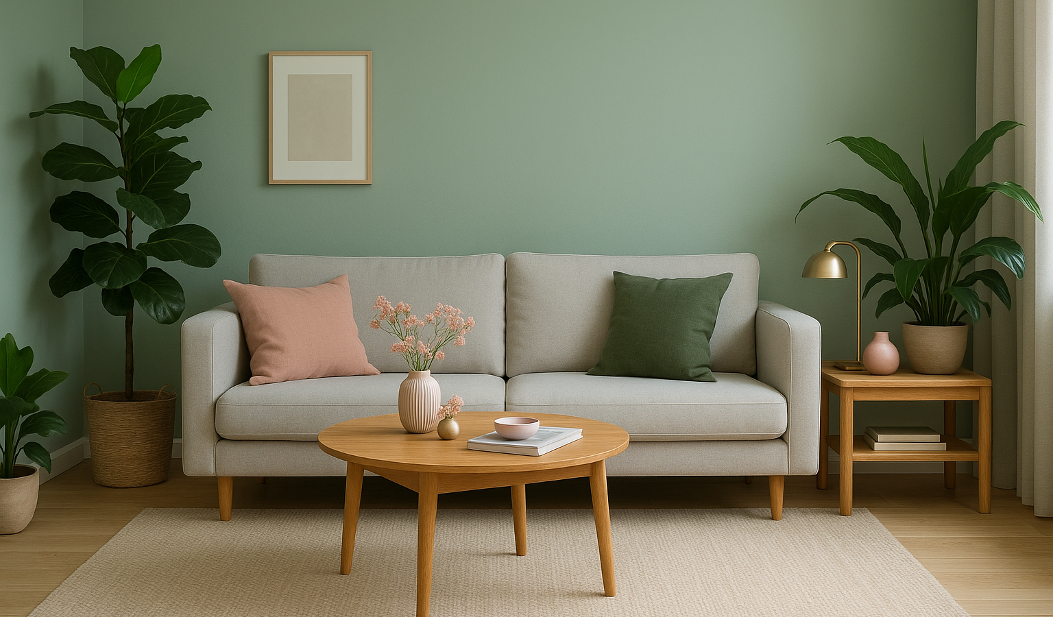 Welche Farbe passt zu Grün in deiner Wohnung