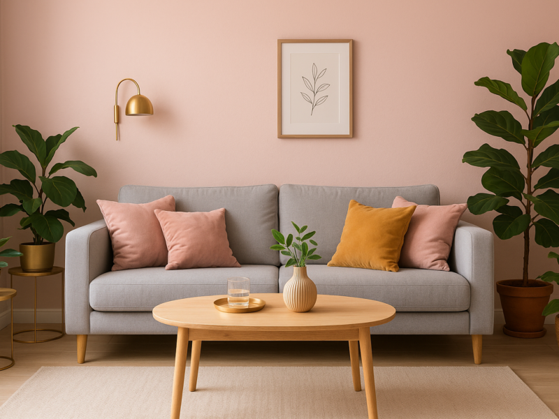 Welche Farbe passt zu Rosa im Wohnraum